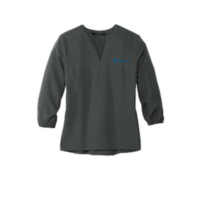 VP Supply Womens Three Quarter Sleeve Blouse