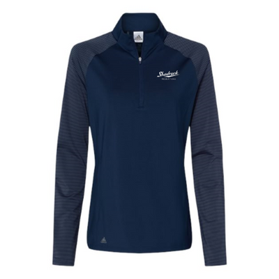 Shadrack - Women's Stripe Block Quarter-Zip Pullover