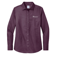 ThermalSupply - Brooks Brothers Women's Wrinkle-Free Stretch Nailhead Shirt - Dark