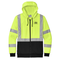 DDConstruction - CornerStone A107 Class 3 Heavy-Duty Fleece Full-Zip Hoodie