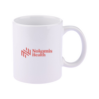 NokomisHealth - 11oz Basic C Handle Ceramic Mug