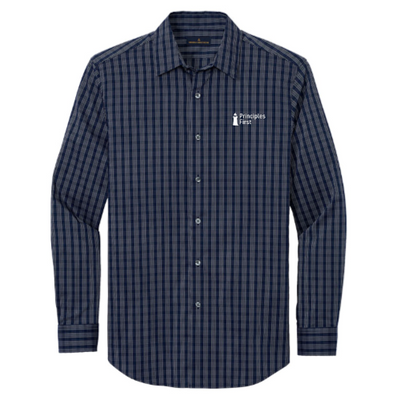 Principles  First - Brooks Brothers Men's Tech Stretch Pattern Shirt v1