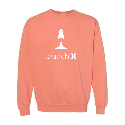 LaunchX - Comfort Colors Pigment-Dyed Crewneck Sweatshirt