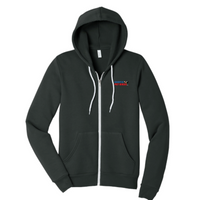 Exotic Pet Birds - Unisex Sponge Fleece Full-Zip Hooded Sweatshirt