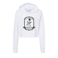 The Ivy Bookshop - Independent Trading Women's Crop Hoodie