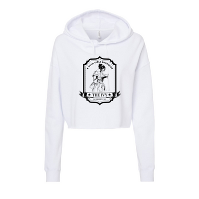 The Ivy Bookshop - Independent Trading Women's Crop Hoodie