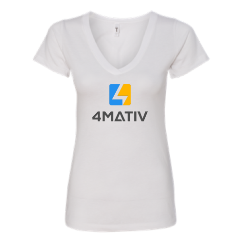 4MATIV - Next Level - Womens V-Neck 1540