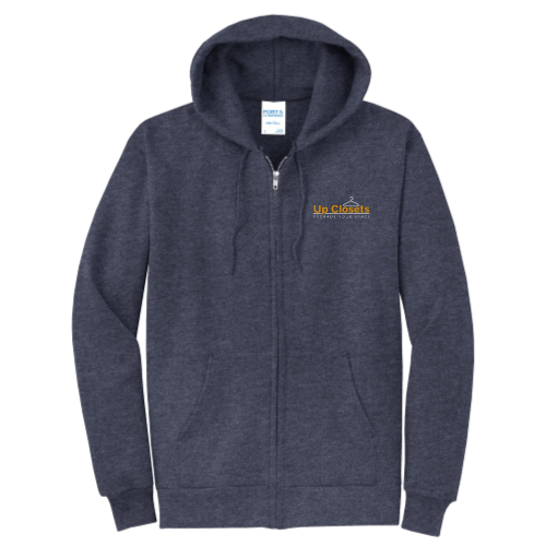 UpClosets - Port & Company Classic Full-Zip Hooded Sweatshirt