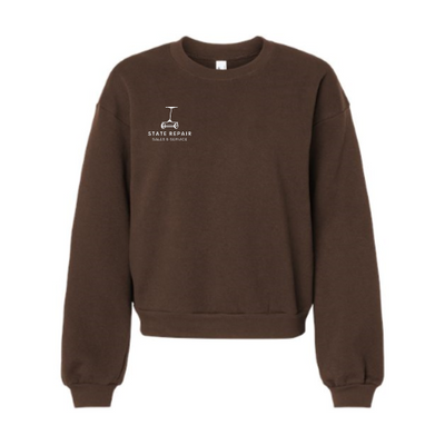 State Repair - American Apparel ReFlex Women's Fleece Crewneck Sweatshirt