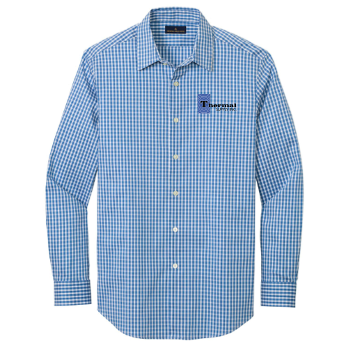 ThermalSupply - Brooks Brothers Tech Stretch Patterned Shirt Light