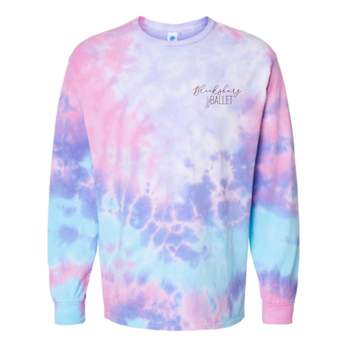 BlacksburgBallet - Tie-Dyed Long Sleeve T-Shirt