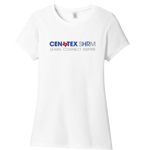 CentexSHRM - District Made Ladies Perfect Tri Crew Tee v1