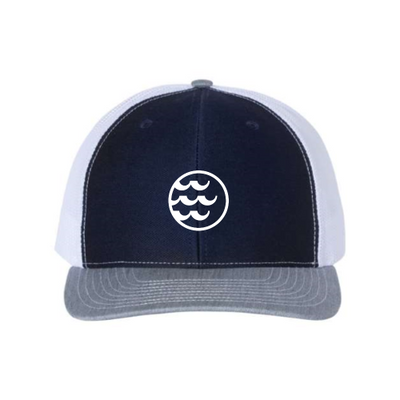 Navy White Heather Grey