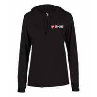 SkisPainting - B-Core L/S Women's Hood Tee
