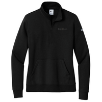 BrackettandEllis - Nike - Ladies Club Fleece Sleeve Swoosh 1/2-Zip