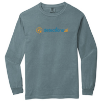 detections.ai - Garment-Dyed Heavyweight Long Sleeve T-Shirt