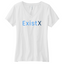 ExistX - Volunteer Knitwear Women's Daily V-Neck Tee USA-Made