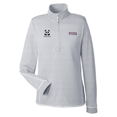 Panda One - Ladies Microstripe Sankaty Half-Zip Pullover Vineyard Vines v2