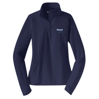 Cornwall Plumbing & Heating - Sport-Tek Ladies Sport-Wick Stretch 1/2-Zip Pullover