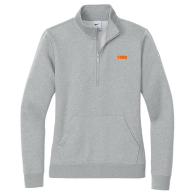 TMS - Nike Women's Club Fleece Sleeve Swoosh 1/2-Zip
