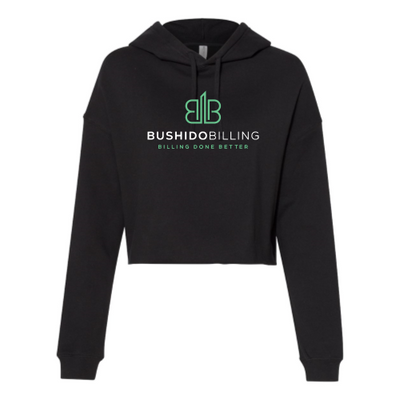 BushidoBilling - Independent Trading - Women's Crop Hoodie