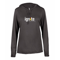 Ignite - B-Core L/S Women's Hood Tee v2