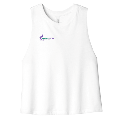 MedicalRCMServices - BELLA+CANVAS Women's Racerback Cropped Tank