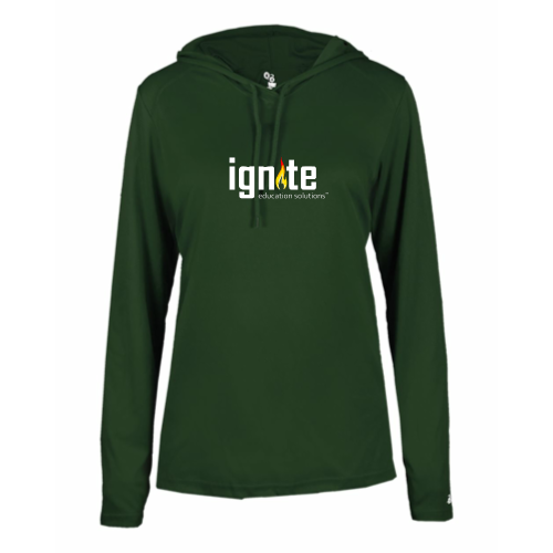 Ignite - B-Core L/S Women's Hood Tee v2