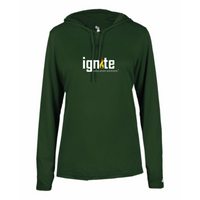 Ignite - B-Core L/S Women's Hood Tee v2