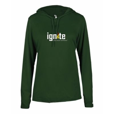Ignite - B-Core L/S Women's Hood Tee v2