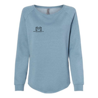 MaraconEnterprises - Independent Trading Women's California Wave Wash Crewneck Sweatshirt