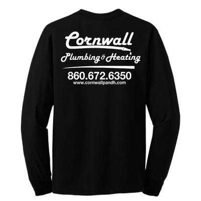 Cornwall Plumbing & Heating -  JERZEES Heavyweight Blend 50/50 Cotton/Poly Long Sleeve T-Shirt