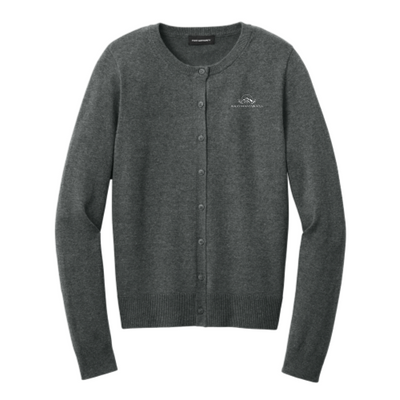 Rocky Mountain Tiny Homes - Port Authority Women’s Easy Care Crewneck Cardigan Sweater v1