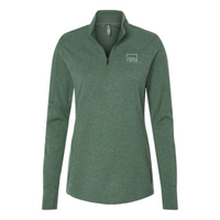 AllianceBiotechSolutions - Women's 3-Stripes Quarter-Zip Sweater v2