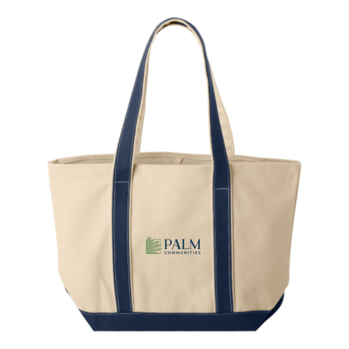 RentPalm - 16 Ounce Cotton Canvas Tote v2