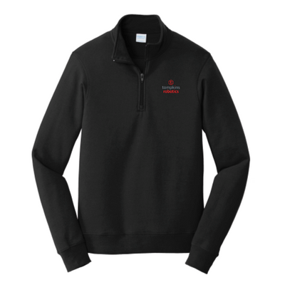 Tompkins Robotics - EMB - Port & Company Fan Favorite Fleece 1/4-Zip Pullover Sweatshirt v1