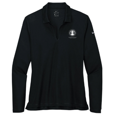 Inspire to Rise - Nike Ladies Dri-FIT Micro Pique 2.0 Long Sleeve Polo v2