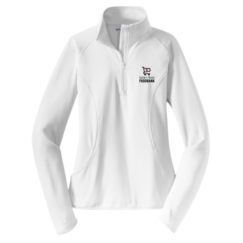 EasternIllinoisFoodbank - Sport-Tek Ladies Sport-Wick Stretch 1/2-Zip Pullover v2