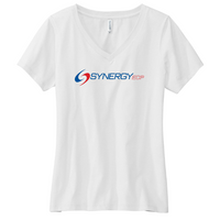 SynergyECP - Volunteer Knitwear Women's Daily V-Neck Tee USA-Made - v1