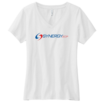 SynergyECP - Volunteer Knitwear Women's Daily V-Neck Tee USA-Made - v1
