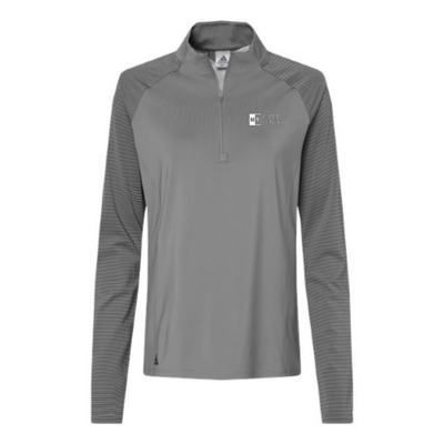 MyFleetCenter - Women's Stripe Block Quarter-Zip Pullover