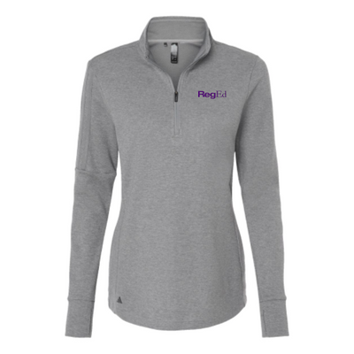 RegEd - Women's 3-Stripes Quarter-Zip Sweater - v2