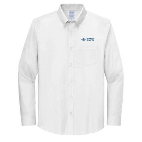 CamDex - Brooks Brothers - Wrinkle-Free Stretch Nailhead Shirt - White