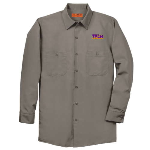 VersAbilityResources - Embroidered - Red Kap Long Size Long Sleeve Industrial Work Shirt