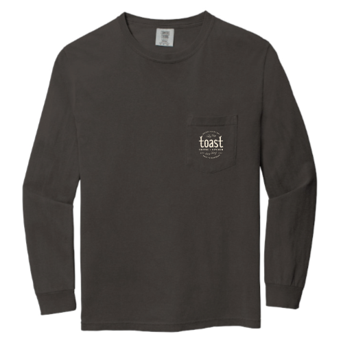 ToastCoffeeHouse - Long Sleeve Pocket T-Shirt - v2