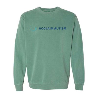 AcclaimAutism - Comfort Colors Pigment Dyed Crewneck Sweatshirt