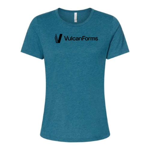 VulcanForms - Women's Relaxed Fit Heather CVC Tee
