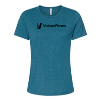 VulcanForms - Women's Relaxed Fit Heather CVC Tee