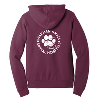 WarmanSmall - Unisex Poly/Cotton Hooded Pullover Sweatshirt