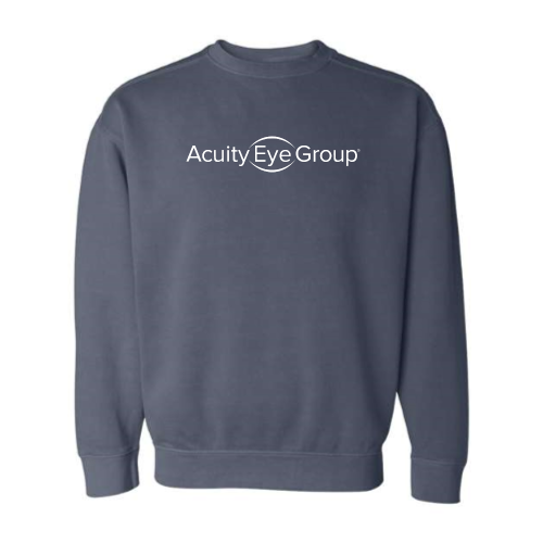 AcuityEyeGroup - Pigment-Dyed Crewneck Sweatshirt - Printed